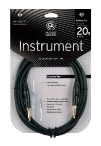 Planet Waves Custom Pro Series Instrument Cable, 20 feet